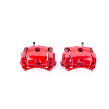 Front RED CALIPER PAIR W/BRKT for 2001-2005 Toyota RAV4 image 2
