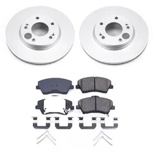 Front Z17 COATED BRAKE KIT for 2017-2022 Hyundai Ioniq and Kia Niro image 2