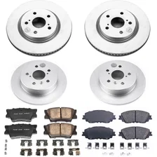Front and Rear Z17 COATED BRAKE KIT for 2018-2024 Toyota Camry image 2