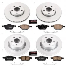 Front and Rear Z17 COATED BRAKE KIT for 2013-2018 Ford C-Max image 2