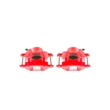 Front RED CALIPER PAIR W/O BRKT for 36 vehicles image 2