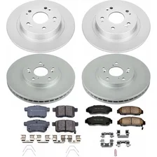 Front and Rear Z17 COATED BRAKE KIT for 2011 Honda Accord image 2