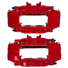 Front RED CALIPER PAIR W/O BRKT for 2004-2017 Subaru Impreza and WRX STI image 4