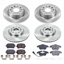 Front and Rear AUTOSPECIALTY BRAKE KIT for Audi and Volkswagen image 2