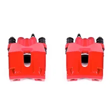 Rear RED CALIPER PAIR W/O BRKT for 2004-2011 Ford F-150 and Lincoln Mark LT image 2