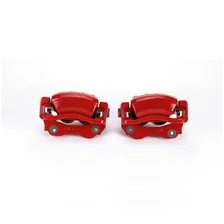 Front RED CALIPER PAIR W/BRKT for 2001-2005 Lexus IS300 image 2