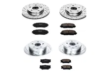Front and Rear Z23 EVOLUTION BRAKE KIT for 2006-2018 Lexus HS250h and Toyota RAV4 image 2