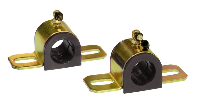 Prothane 19-1210-BL, Universal 90 Deg Greasable Sway Bar Bushings - 1 1/8in - Type B Bracket - Black