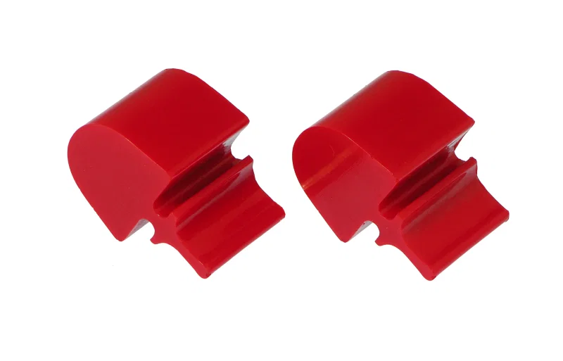 Prothane 19-1325, Universal Bump Stop Pull Through Style - Red