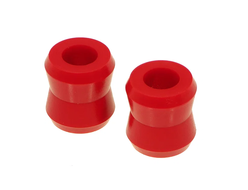 Prothane 19-906, Universal Shock Bushings - Large Hourglass - 3/4 ID - Red