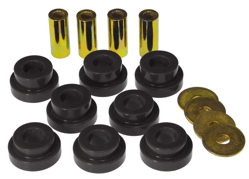 Prothane 7-1614-BL, Chevy Silverado Front Diff Carrier/Support Bushings - Black