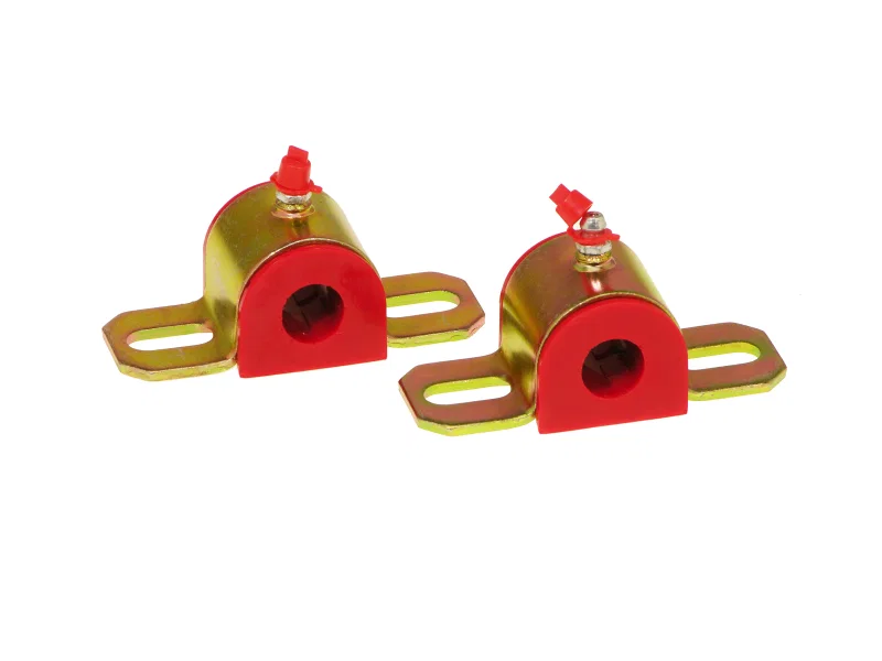 Prothane 19-1159, Universal Greasable Sway Bar Bushings - 16MM - Type A Bracket - Red