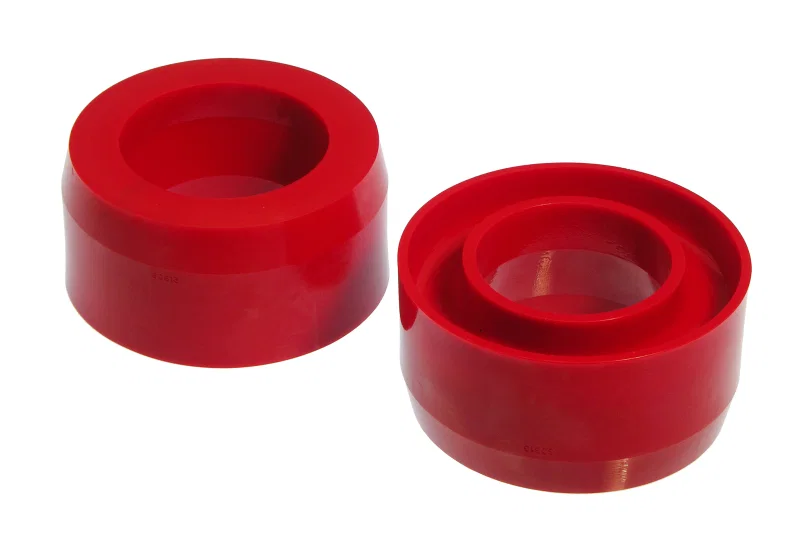Prothane 4-1703, 94-01 Dodge Ram 2wd Front Coil Spring 2in Lift Spacer - Red