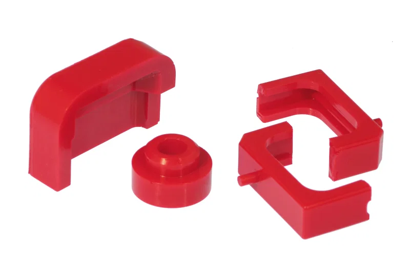 Prothane 7-1717, Chevy Corvette C5 Radiator Isolators - Red