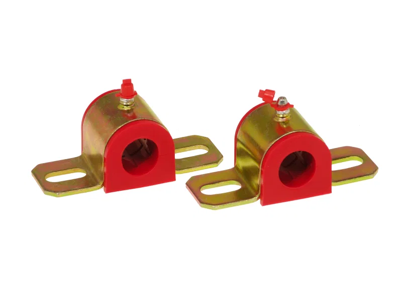 Prothane 19-1176, Universal Greasable Sway Bar Bushings - 15/16in - Type B Bracket - Red