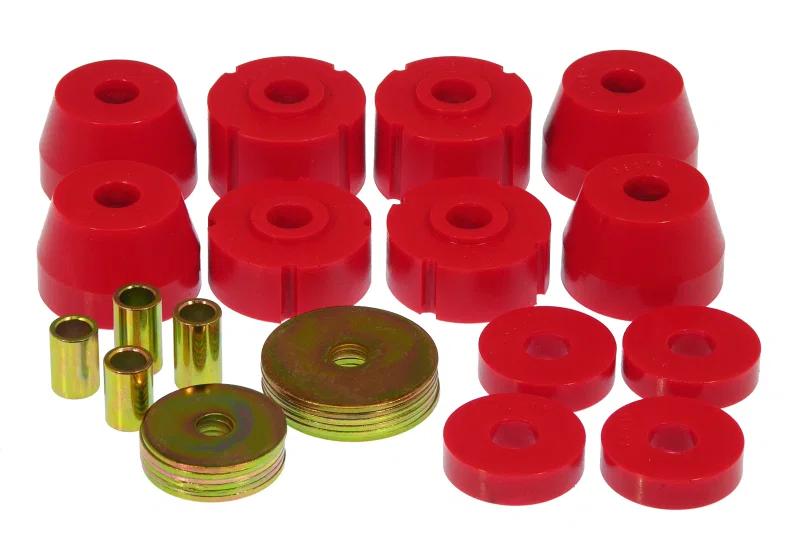 Prothane 4-102, 72-85 Dodge Truck Body Mounts - Red