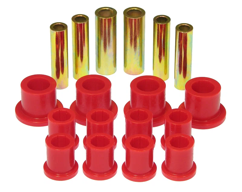 Prothane 6-1055, 04-06 Ford F150 Rear Leaf Spring Bushings - Red
