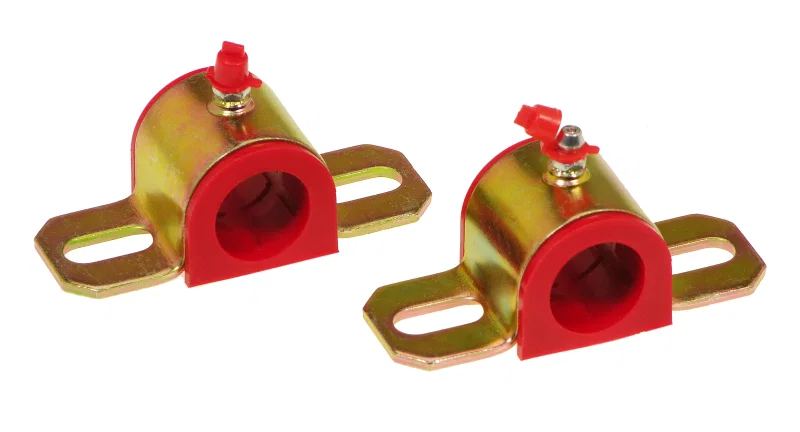 Prothane 19-1157, Universal Greasable Sway Bar Bushings - 15/16in - Type A Bracket - Red