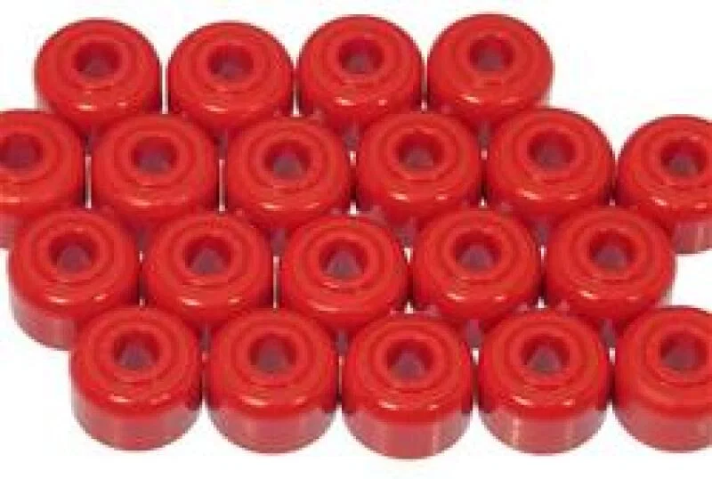 Prothane 19-1818, Universal Shock Mount / End Link 5/8 ID SM 1/2 Hour Glass - Red