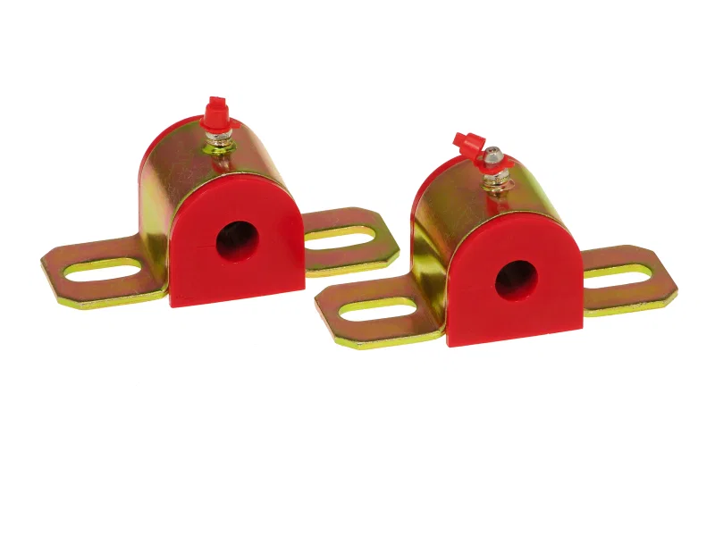 Prothane 19-1170, Universal Greasable Sway Bar Bushings - 9/16in - Type B Bracket - Red