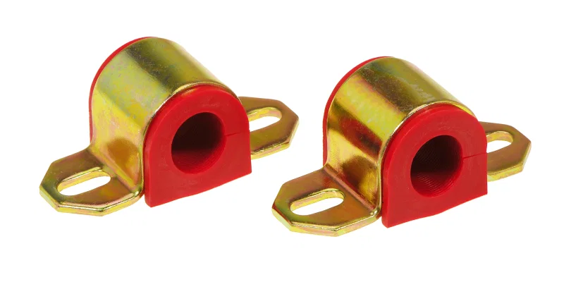 Prothane 19-1141, Universal Sway Bar Bushings - 25mm for B Bracket - Red