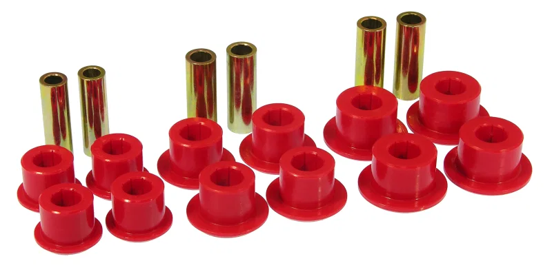 Prothane 7-1055, 99-14 Chevy Silverado 1500/2500 2/4wd Rear Spring Bushings - Red