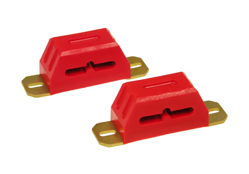 Prothane 19-1307, Universal Bump Stop 2 1/2 Multi-Mount - Red