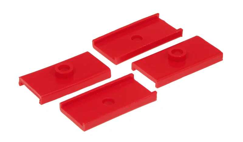 Prothane 26-47078, MG Leaf Spring Pad Kit - Red