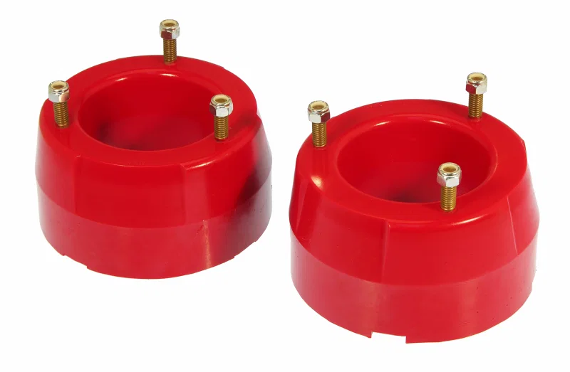 Prothane 4-1702, 94-05 Dodge Ram 4wd Front Coil Spring 2in Lift Spacer - Red