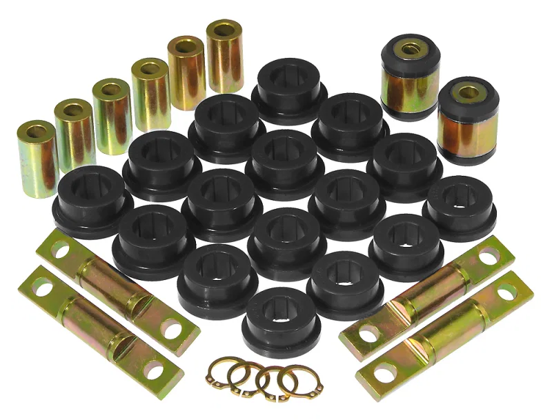 Prothane 8-318-BL, 01-02 Honda Civic Rear Control Arm Bushings - Black