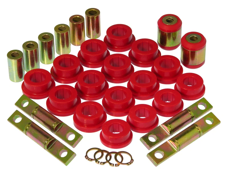 Prothane 8-318, 01-02 Honda Civic Rear Control Arm Bushings - Red