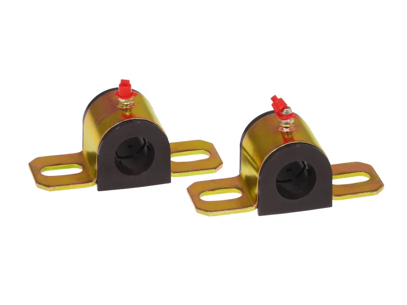 Prothane 19-1181-BL, Universal Greasable Sway Bar Bushings - 25MM - Type B Bracket - Black