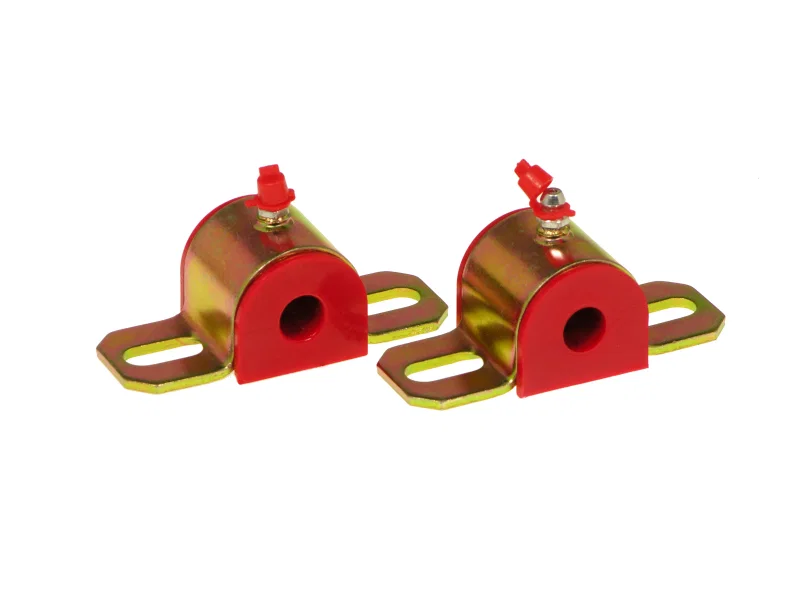Prothane 19-1150, Universal Greasable Sway Bar Bushings - 1/2in - Type A Bracket - Red
