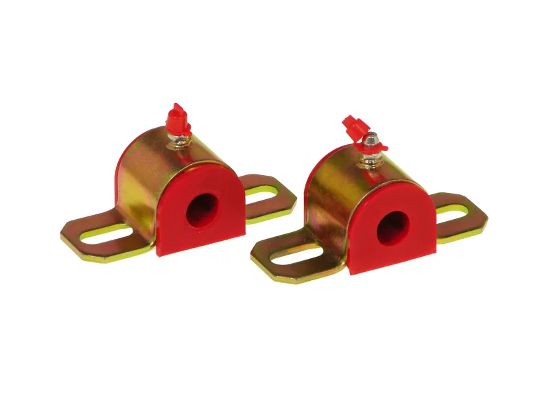Prothane 19-1151, Universal Greasable Sway Bar Bushings - 9/16in - Type A Bracket - Red