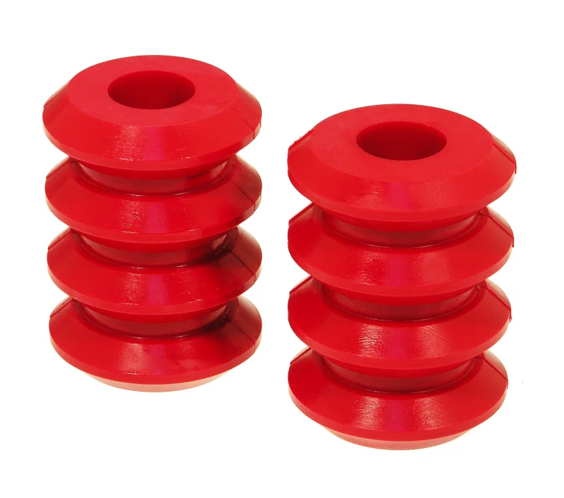 Prothane 19-1703, Universal Coil Spring Inserts - 5in High - Red