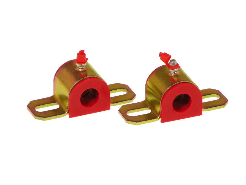 Prothane 19-1153, Universal Greasable Sway Bar Bushings - 11/16in - Type A Bracket - Red