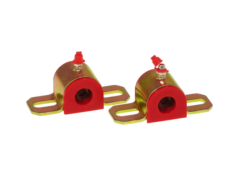 Prothane 19-1160, Universal Greasable Sway Bar Bushings - 17MM - Type A Bracket - Red