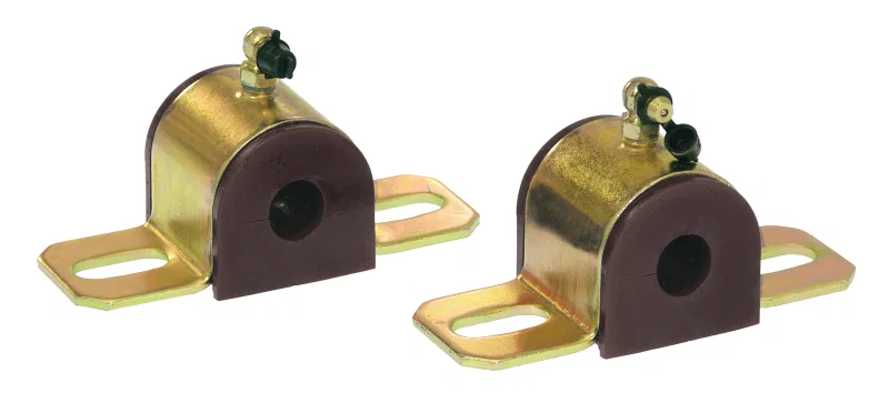 Prothane 19-1203-BL, Universal 90 Deg Greasable Sway Bar Bushings - 5/8in - Type B Bracket - Black