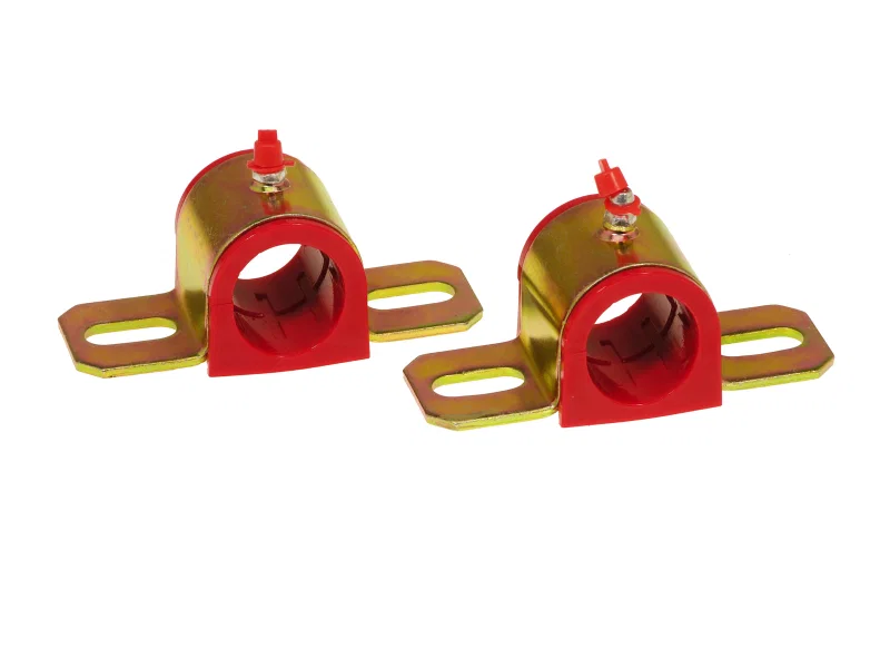 Prothane 19-1188, Universal Greasable Sway Bar Bushings - 32MM - Type B Bracket - Red