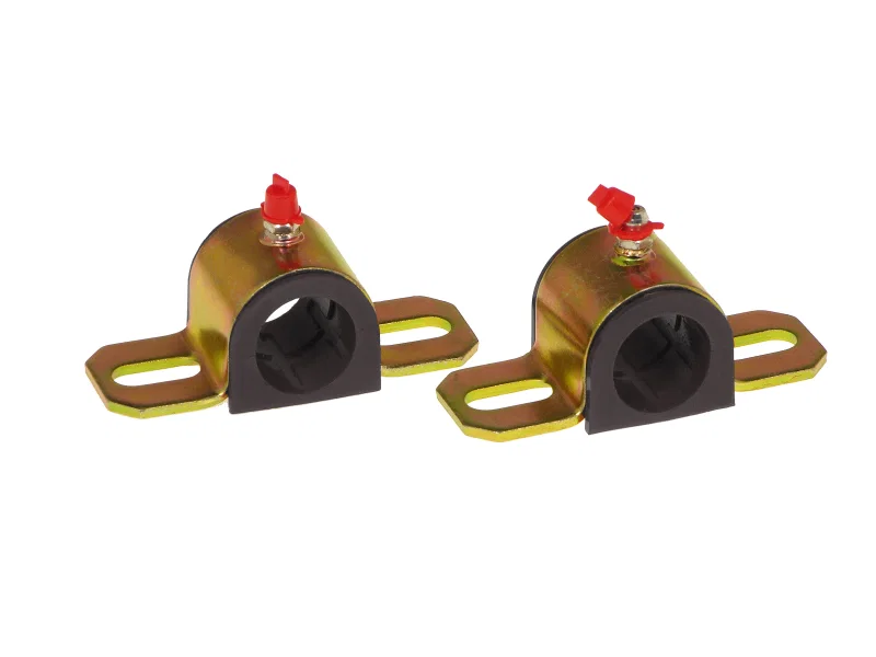 Prothane 19-1158-BL, Universal Greasable Sway Bar Bushings - 1in - Type A Bracket - Black