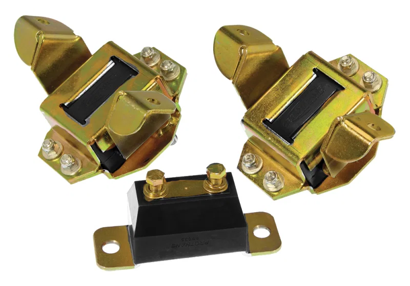Prothane 6-1905-BL, Ford Motor & Trans Mount Kit - Black