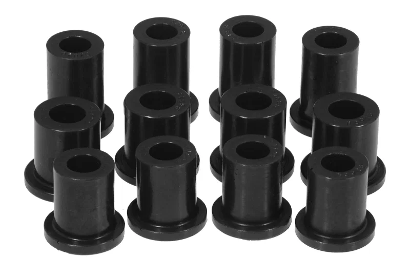 Prothane 4-1006-BL, 79-93 Datsun D50 2wd Spring & Shackle Bushings - Black