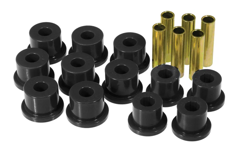 Prothane 7-1005-BL, 81-87 GM K30 Rear Spring & Shackle Bushings (w/ 1.5in OD Frame Shackle Bush) - Black
