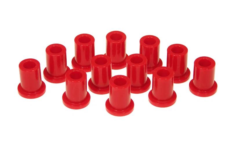 Prothane 18-1003, Toyota FJ40 4wd Spring & Shackle Bushings - Red