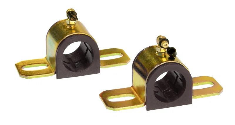Prothane 19-1211-BL, Universal 90 Deg Greasable Sway Bar Bushings - 1 1/4in - Type B Bracket - Black