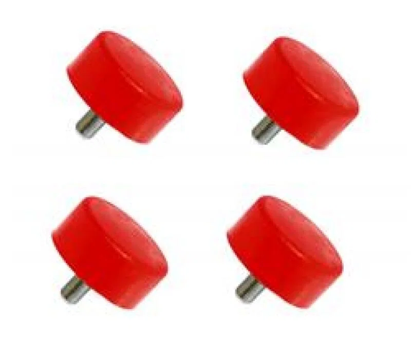 Prothane 18-1301, Toyota Tacoma Front Bump Stops - Red