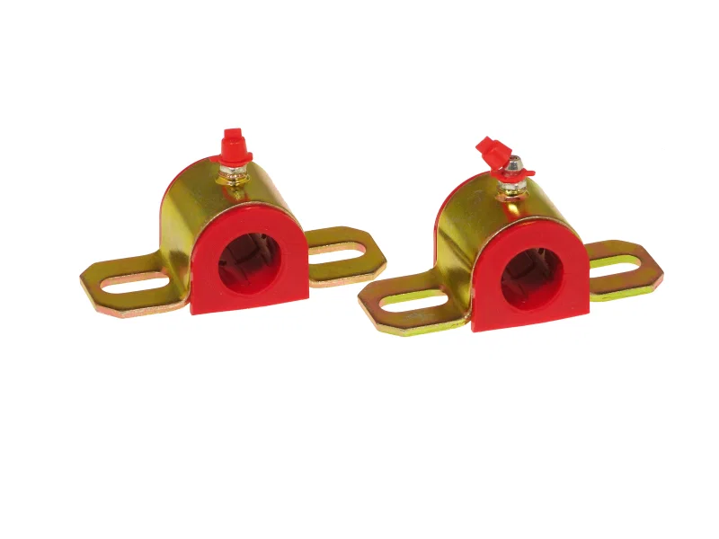 Prothane 19-1155, Universal Greasable Sway Bar Bushings - 13/16in - Type A Bracket - Red
