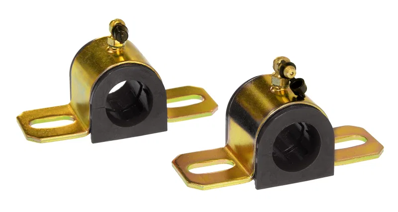 Prothane 19-1216-BL, Universal 90 Deg Greasable Sway Bar Bushings - 28MM - Type B Bracket - Black