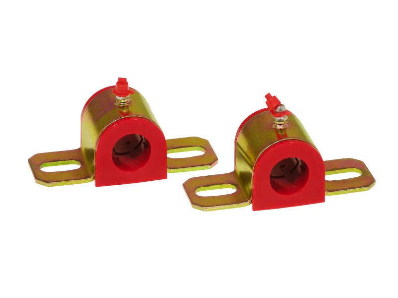 Prothane 19-1181, Universal Greasable Sway Bar Bushings - 25MM - Type B Bracket - Red
