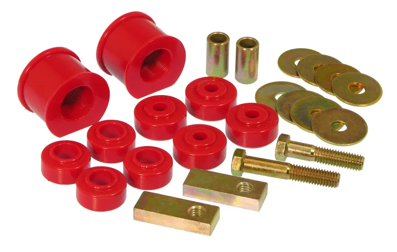 Prothane 4-1113, 76-89 Chrysler Front Sway Bar Bushings - 1in - Red